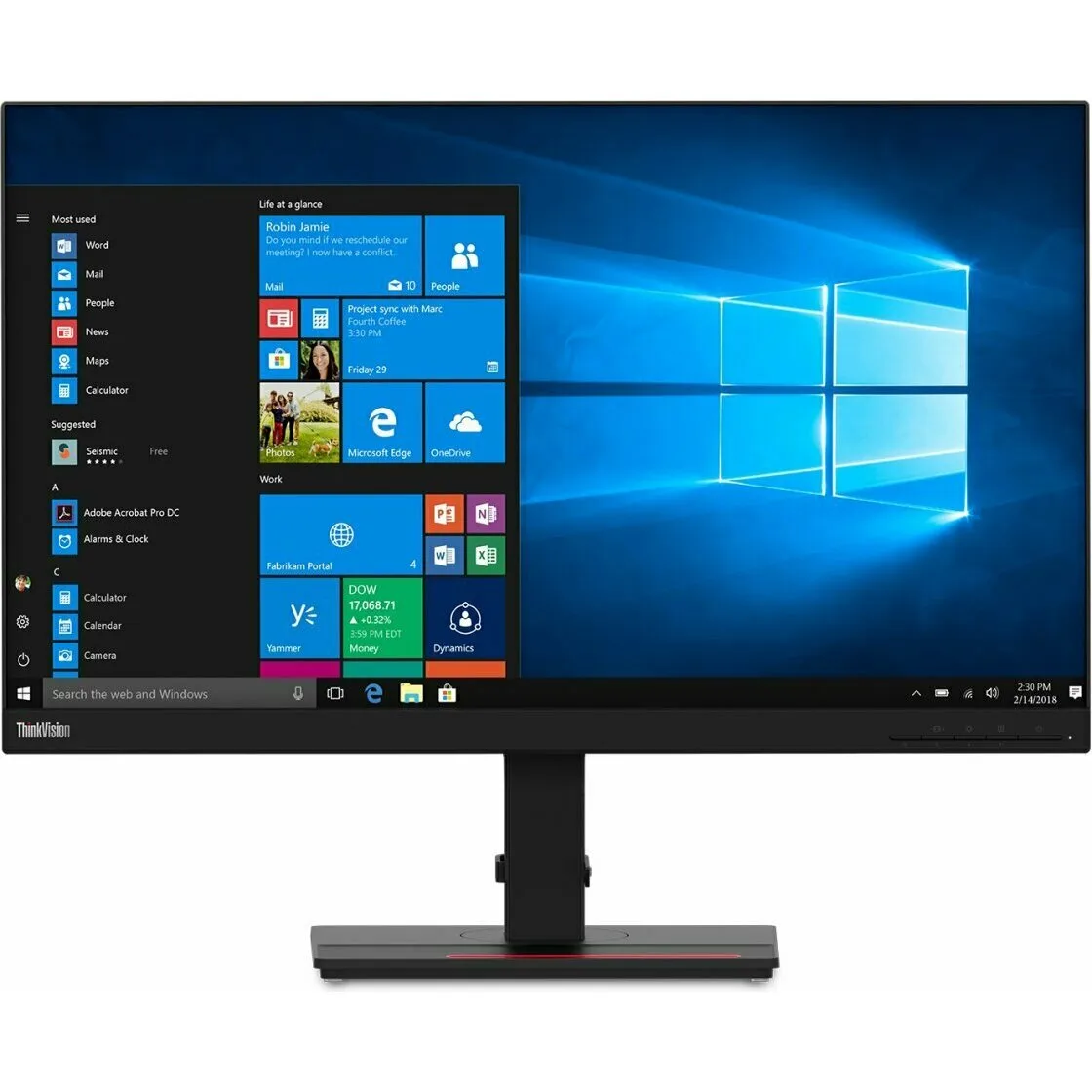Монитор Lenovo ThinkVision T27h-20 61ECGAT2EU