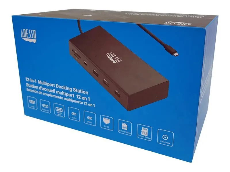 Adesso 78545101 док-станция USB-C 12-in-1 (ЛЕНОВО) Adesso 78545101 док-станция USB-C 12-in-1 (ЛЕНОВО)
